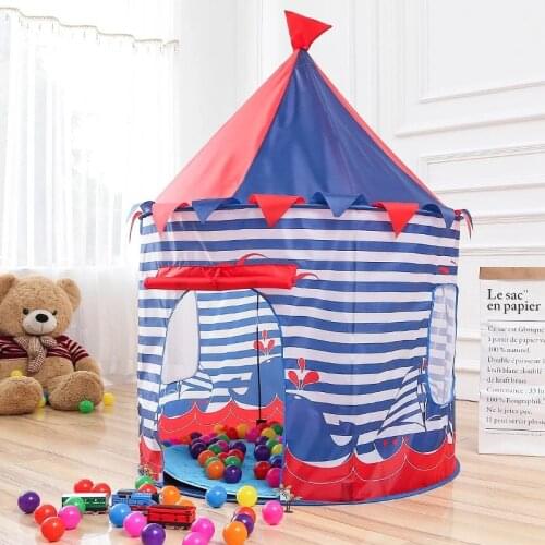 Princess Prince Tent Toys Portable Foldable Folding Tent Children Boy Castle Play House Kids Outdoor Toy Tent Gift