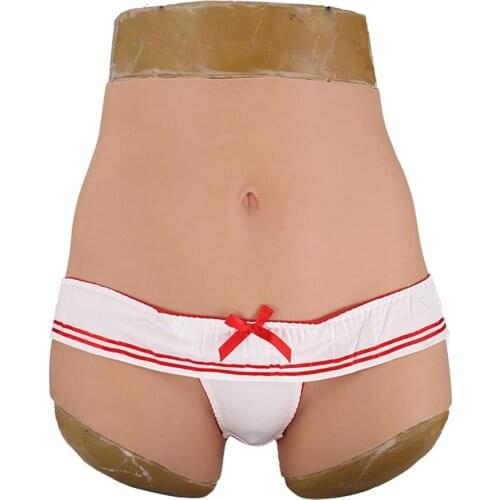 Fake Vagina Gaff Butt Enhancer Upgraded Bodysuit Fake Pussy Control Knickers Shapewear Insertable for Crossdresser Ajusen