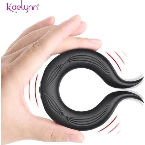 Penis Vibrators Ring Sex Toys For Men Strong Cocking Delay Ejaculation Erection Penis Vibrating Long Lasting Lock Ring- Penis