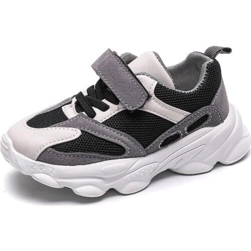 CUZULLAA 2019 Spring Autumn Children Sneakers for Boys Girls Shoes Kids Sport Shoes Student Running Shoes Soft Bottom Size 26-36