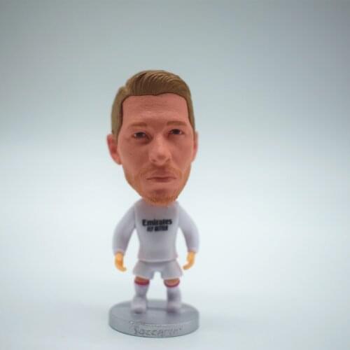Soccerwe 2.55" Height Soccer Star Doll 4# Ramos Figures White Kit 2021 Collections Gift Toy
