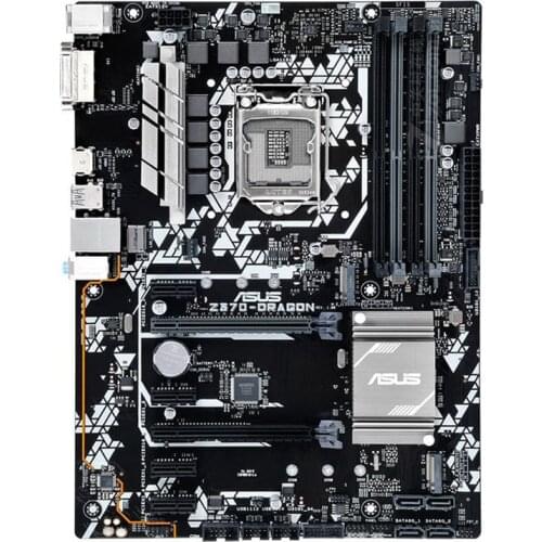 ASUS Z370-DRAGON LGA 1151 Intel Z370 Gaming PC Desktop Motherboard ddr4 64GB Core i3 i5 i7 CPU USB3.1 PCI-E 3.0 PCI-E X16 Slot