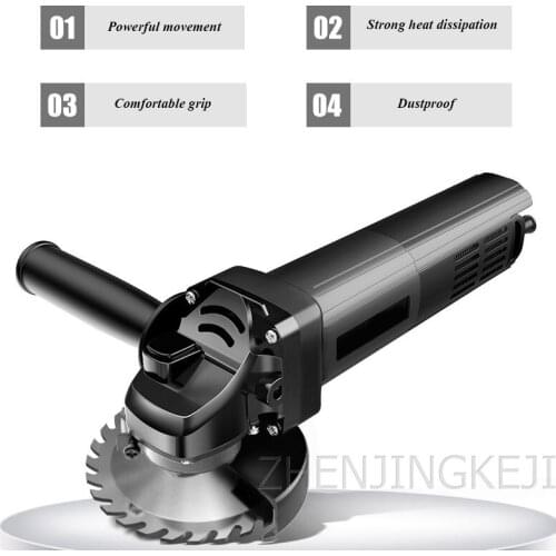 Multi-function Angle Grinder Home DIY Portable Small Hand Grinder Cutting Machine 220V Polishing Machine Grinding Electric Tools