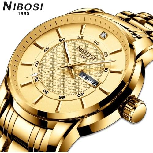 NIBOSI Relogio Masculino Clock men Quartz wrist watch tops Luxury brand 2020 mens fashion watches dress waterproof wristwatch