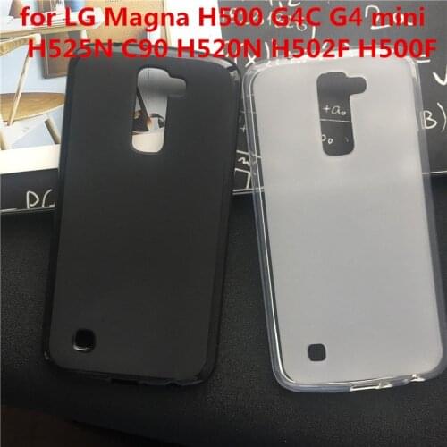 Soft Silicone Protective Back Cover Cases for LG Magna H500 G4C G4 mini H525N C90 H520N H502F H500F TPU Mobile Phone Case