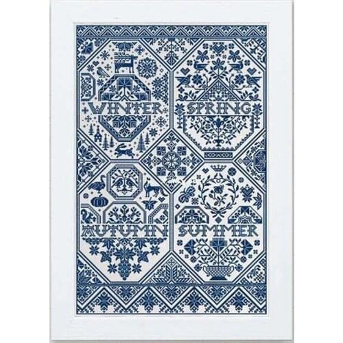 Customized Embroidery Mysterious Forest Chinese Counted Cross Stitch Kits with 100% Cotton Floss & Free Shipping for Home Decor