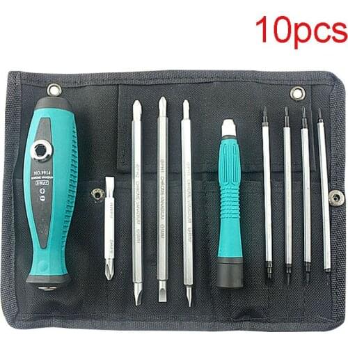 10pcs Screwdriver Set Torx Bit Screw Driver Bits Phillips Slotted Star Bits Repair Hand Tools Kit