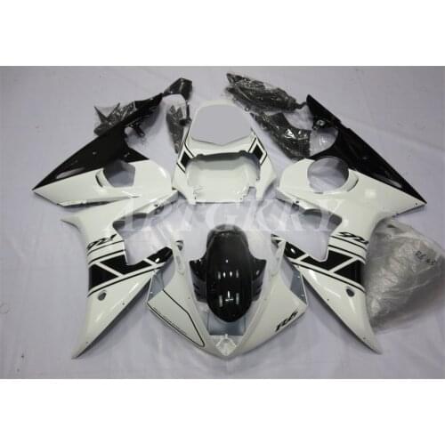 New ABS Plastic Shell Motorcycle Fairing Kits Fit For Yamaha YZF 600 R6 2003 2004 2005 R6 03 04 05 Bodywork set White Black