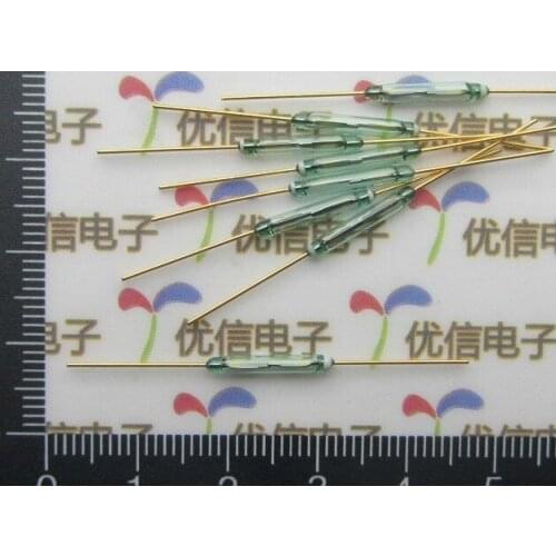 Gold plated Glass sealed reed switchs / magnetically controlled switch 2*14mm