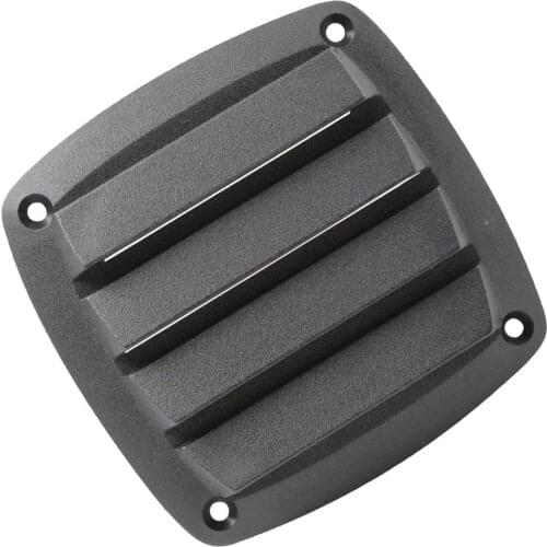 Marine Louvered Vents 4 Inch Hose Plastic Hull Air Vent Boat - Black