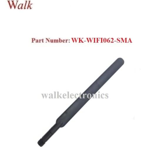 Omni directional 195mm length 7.0dbi RP-SMA male high gain foldable 2.4GHz wifi rubber stubby antenna