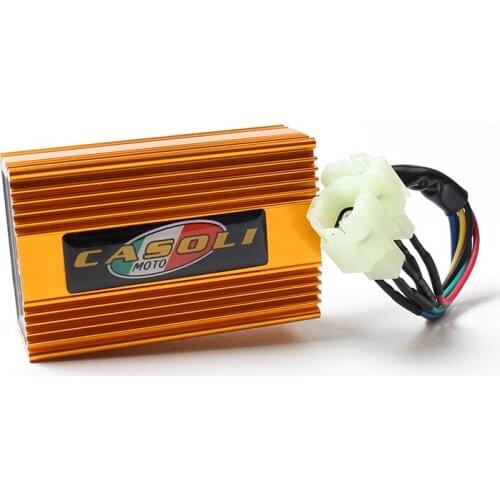 Dc fired high performance alloy racing cdi box for gy6 50cc 150cc 139qmb 152qmi 157qmj scooter moped atv go kart (no rev limit)