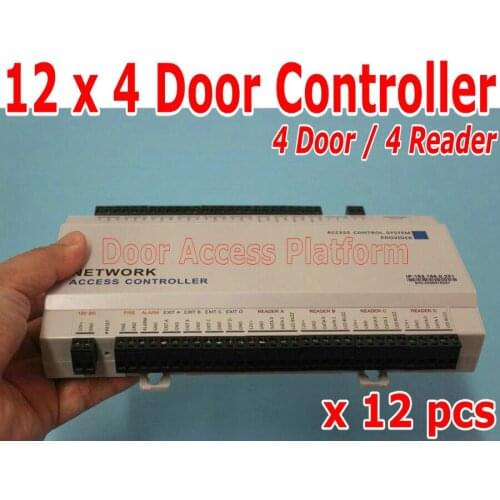 1 Order=12 pcs of 4 Door Access Controller PCB Webserver Network+TCP/IP Network/4 wiegand readers RFID card In,4 Push button Out