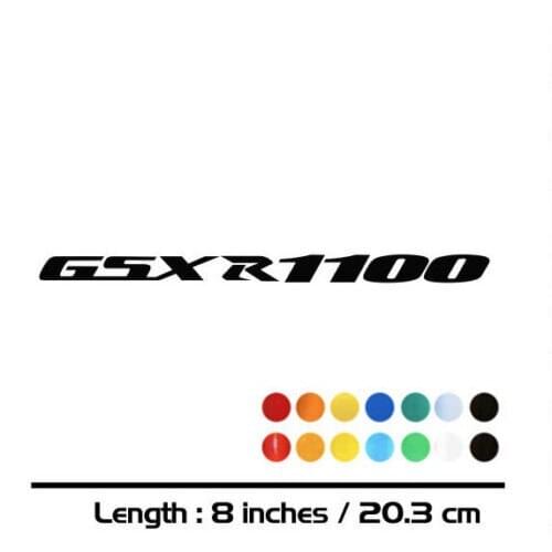 2 X New Sales motorcycle bike Fuel tank Wheels Fairing notebook Luggage helmet MOTO Sticker decals For SUZUKI GSXR1100