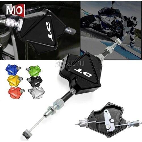 Motorcycle CNC Aluminum Stunt Clutch Lever Easy Pull Cable System For YAMAHA DT125 DT200 DT230 DT 125 200 230 LANZA