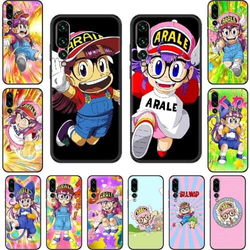 Anime Dr Slump Arale Phone case For Huawei P 8 10 20 30 Smart Plus 2019 Z Lite Pro 2017 2019 black fashion hoesjes silicone