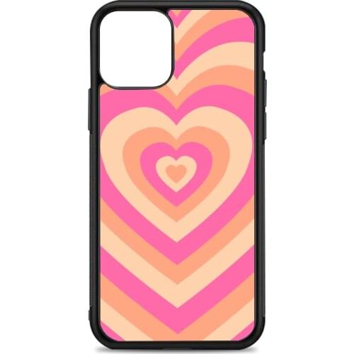 Summer heart Phone Case for iPhone 12 mini 11 pro XS Max X XR 6 7 8 plus SE20 High quality TPU silicon and Hard plastic cover
