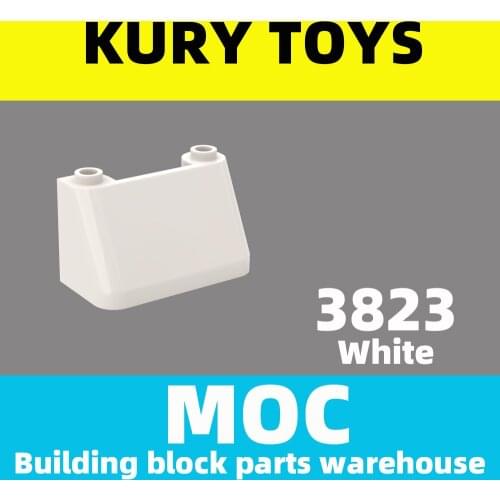 Kury Toys DIY MOC For 3823 Building block parts For Windscreen 2 x 4 x 2 For Door-Window