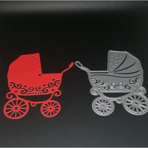Metal Baby Wagon Cutting Dies Stencils for DIY Scrapbooking photo album Decorative Embossing DIY Paper Cards