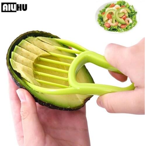 Multifunctional Avocado Knife 2 in 1 Pulp Separator Avocado Slicer Peeled and Shelled Meat Separator