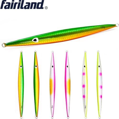 2019 New Arrivel Metal Cast Jig Spoon 20/22.5cm Shore Casting Jigging Lead Fish Sea Bass Fishing Lure Artificial Bait Tackle