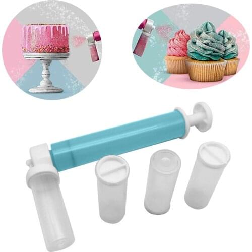 Cake Manual Airbrush Decorating Spray Gun Spraying Coloring Baking Decoration Cupcakes Desserts Kitchen Pastry Tool Accessories