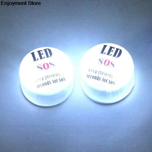 SOS Signal Light Distress First Aid Portable for Survive Outdoor Sports Home Emergency Rescue LED Camping Lamp + batteries