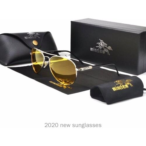 Men Day and Night Polarized Sunglasses Men Outdoor Night Vision Sun Glasses Fishing Retro Male Driving Vintage Pilot Eyewear NX