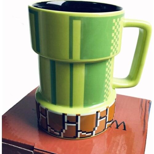 Pipe Mouth Ceramic Water Cup Sewer Mouth Mug Large Capacity Coffee Cup Breakfast Milk Carafe Couple Cup Children Gift Mugs