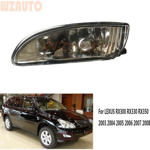 WZAUTO Front Bumper Fog Lamp Fog Light For LEXUS RX300 RX330 RX350 2003 2004 2005 2006 2007 2008 Harrier 81221-48020