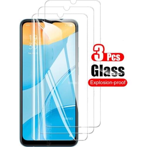 3PCS Protective Glass for Oppo A15 Screen Protector Tempered Glass on For A15 CPH2185 15s 6.52" Camera Lens Safety Front Film