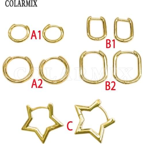 10pairs earrings STUD EARRINGS accessories SIMPLE earrngs for DIY jewelry making mix shape jewelry accssores 9626