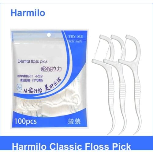 Dental Floss Pick Flosser Tooth Cleaner Teeth Toothpicks Stick Oral Care Interdental Brush Teeth Stick Floss Pick Cleaning