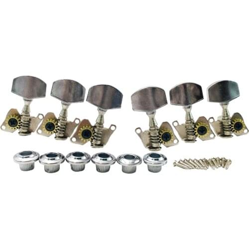 6PCS 3L3R GUITAR TUNING PEGS STRING TUNERS SQUARE HEAD FINE FINISH ACCS