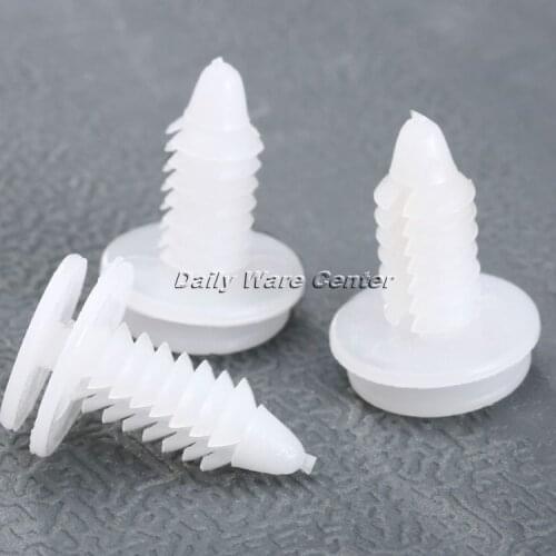 50Pcs Auto Fastener White Push Retainer Bumper Fender Cover Rivets Clips Car Door Trim Panel Clip 6503709 for Chrysler Dodge