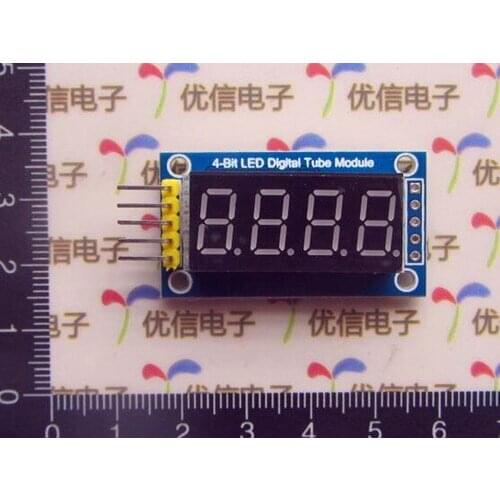 Free Shipping!!! electronic 4 digital control module / LED display / four serial / 595 driver