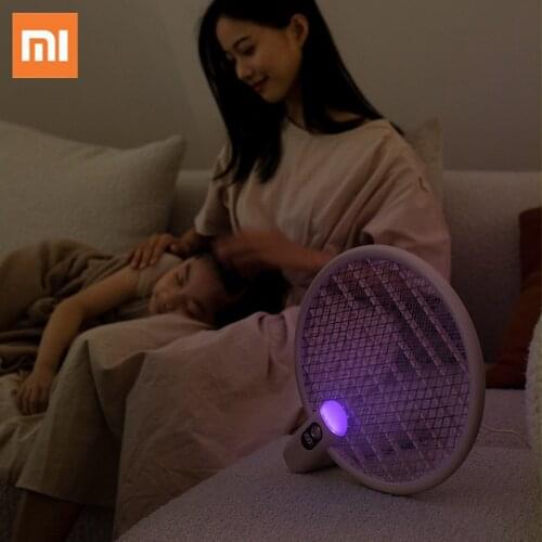 Xiaomi Sothing Electric Mosquito Swatter Fly Mosquito Zapper Swatter Killer For Home Outdoor Portable USB Charging Collapsible