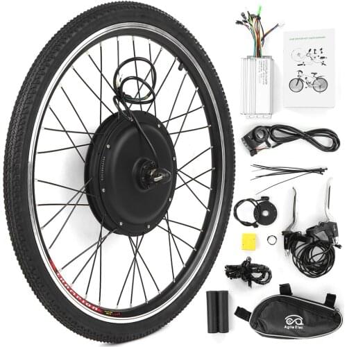 Electric Bike Conversion Kit Bike Rear Wheel Hub Motor Kit E-Bike Motor Kit Brushless Controller PAS Signal Light