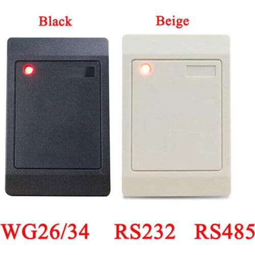KINJOIN Wholesale 13.56MHZ/125khz WG26/34 RS232 RS485 Rfid Reader Output for Card Access Control System