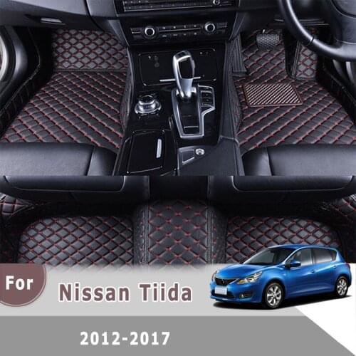 RHD Carpets For Nissan Tiida 2020 2019 2018 2017 2016 2015 2014 2013 2012 Car Floor Mats Auto Interiors Accessories Custom Rugs