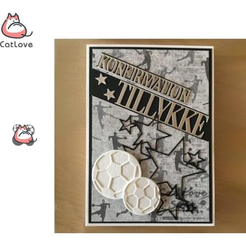 Football Soccer Metal Cutting Dies Scrapbooking Stencil Die Cuts Card Making DIY Decorative Craft Embossing New Dies For 2019