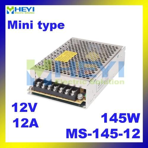 Mini size 145w 12VDC 12A single output led power supply switching for Belt cutting machine