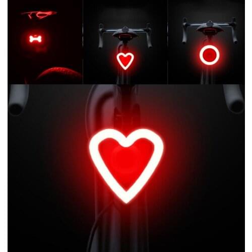 Mini LED Bicycle Tail Light Usb Chargeable Bike Rear Light Waterproof Safety Warning Cycling Light Helmet Backpack Lamp Seatpost