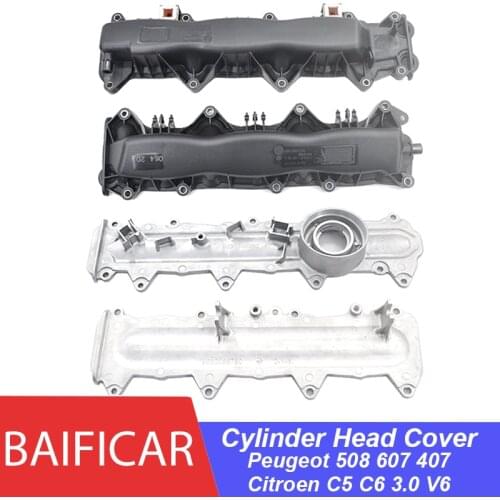 Baificar Brand New Genuine Cylinder Head Cover Rocker Cover 0248H8 0248J0 For Peugeot 508 607 407 Citroen C5 C6 C8 3.0 V6
