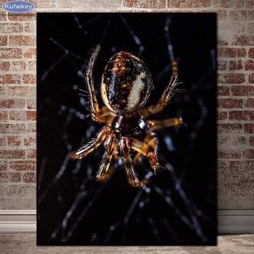 Full square/Round drill Diamond embroidery Animal Spider 5D DIY diamond Painting Cross Stitch Rhinestones Decoration Mosaic art