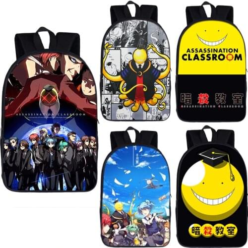 Assassination Classroom Backpack For Teenager Boys Ansatsu Kyoushitsu Bag Nagisa Shiota Children School Bag Student Kid Backpack