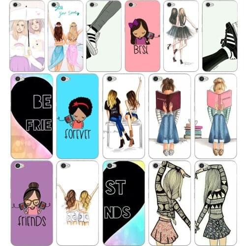 263H Girls Brunette Blonde Best Friends BFF Silicone Soft Tpu Cover phone Case for xiaomi redmi 4a 6a 4x note 5a pro mi a1