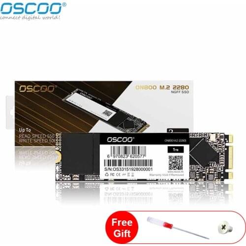 OSCOO SSD m2 2280 SSD 1TB 512GB 256GB 128GB M.2 SSD Internal Solid State Drives Hard Disk For Laptop
