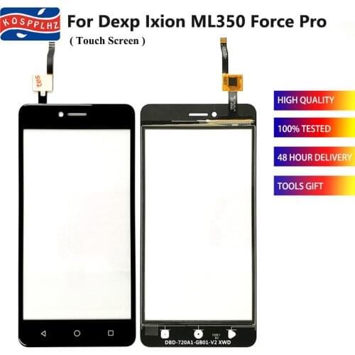 Mobile Outer Glass For Dexp Ixion ML350 Force Pro Touch Screen Glass Digitizer Panel For DEXP Ixion el350 Cell Phone Sensor part