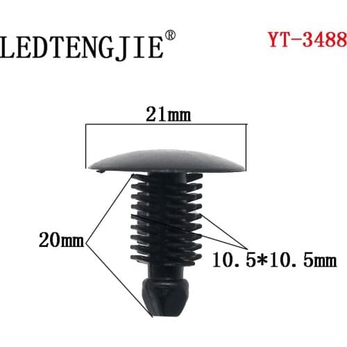 Car Fasteners Clamp Hole YT-3488 Car Rivet Engine Cover Ceiling Trunk Fixed Clip RivetSuitable for most European Automobile